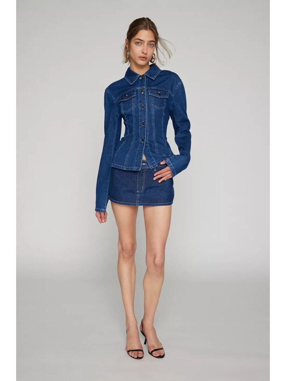 NWT Lioness XS Rider Denim Tailored Jacket